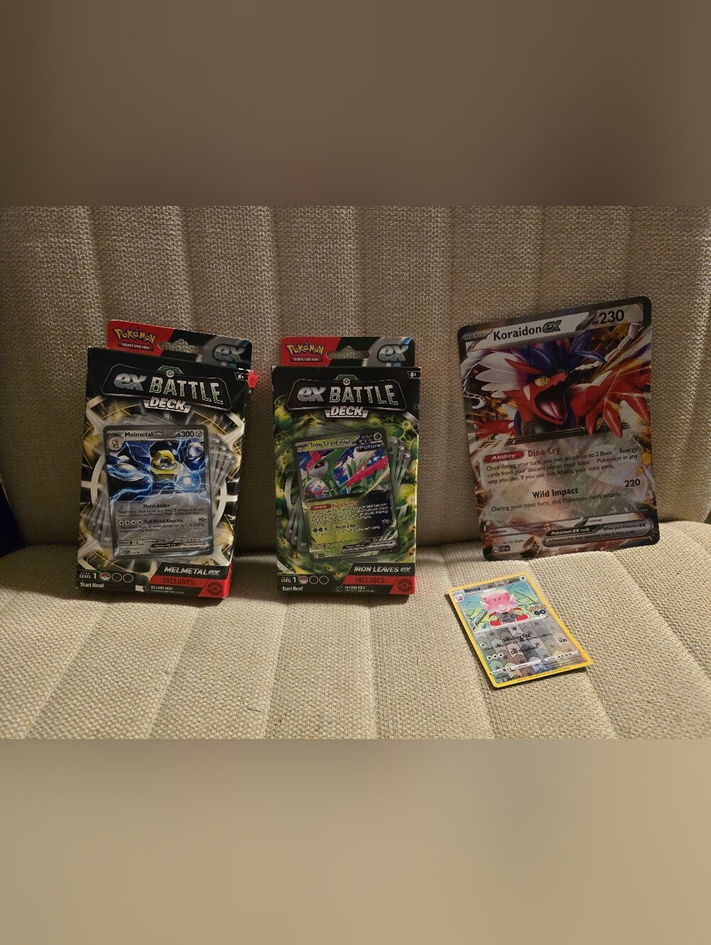 Pokemon - Melmetal ex Battle Deck & Iron Leaves TCG Starter Deck Lot Of 2